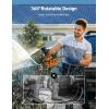 imageAstroAI Pressure Washer Quick Connect Kit M22 14mm Swivel 38 ampamp 34quot Quick Disconnect Adapters for Enhanced Flexibility