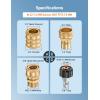 imageAstroAI Pressure Washer Quick Connect Kit M22 14mm Swivel 38 ampamp 34quot Quick Disconnect Adapters for Enhanced Flexibility