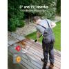imageAstroAI Pressure Washer Spray Nozzle Tips 5Pack5 Cleaning Angles 14 Quick Connector 25 GPM Nozzle Size Fit Most Pressure Washers