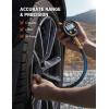 imageAstroAI Pro Digital Tire Pressure Gauge 3250PSI ANSI B407 Grade 2A 05 Tire Gauge for Tire Pressure Solid Brass with Rubber Hose Air Bleeder Valve and Backlit LED Car Accessories GoldGold