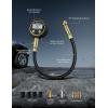 imageAstroAI Pro Digital Tire Pressure Gauge 3250PSI ANSI B407 Grade 2A 05 Tire Gauge for Tire Pressure Solid Brass with Rubber Hose Air Bleeder Valve and Backlit LED Car Accessories GoldGold