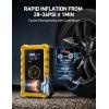 imageAstroAI S8 Air Jump Starter with Air Compressor 1500A Peak Car Battery Jump Starter Portable 60 Gas30L Diesel with 150PSI Cordless AutoShutoff Tire Inflator 12V Battery Charger BoosterOrangeYellow