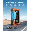 imageAstroAI S8 Air Jump Starter with Air Compressor 1500A Peak Car Battery Jump Starter Portable 60 Gas30L Diesel with 150PSI Cordless AutoShutoff Tire Inflator 12V Battery Charger BoosterOrangeOrange
