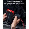 imageAstroAI S8 Car Battery Jump Starter 1500A Peak Car Jumper Starter Battery Pack for Up to 60L Gas ampamp 30L Diesel Engines 12V Portable Jump Box with 3 Modes Flashlight and Jumper Cable OrangeRed