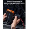 imageAstroAI S8 Car Battery Jump Starter 1500A Peak Car Jumper Starter Battery Pack for Up to 60L Gas ampamp 30L Diesel Engines 12V Portable Jump Box with 3 Modes Flashlight and Jumper Cable OrangeOrange