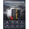 imageAstroAI S8 Car Battery Jump Starter 1500A Peak Car Jumper Starter Battery Pack for Up to 60L Gas ampamp 30L Diesel Engines 12V Portable Jump Box with 3 Modes Flashlight and Jumper Cable OrangeYellow