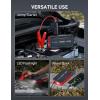 imageAstroAI S8 Car Battery Jump Starter 1500A Peak Car Jumper Starter Battery Pack for Up to 60L Gas ampamp 30L Diesel Engines 12V Portable Jump Box with 3 Modes Flashlight and Jumper Cable OrangeRed