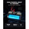 imageAstroAI S8 Pro Car Battery Jump Starter 3000A Peak Jump Starter Battery Pack for Up to 90L Gas ampamp 70L Diesel Engines 12V Portable Jumper Box with 3 Modes Flashlight and Jumper CablesOrange2500AGray