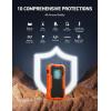 imageAstroAI S8 Pro Car Battery Jump Starter 3000A Peak Jump Starter Battery Pack for Up to 90L Gas ampamp 70L Diesel Engines 12V Portable Jumper Box with 3 Modes Flashlight and Jumper CablesOrange3000AOrange