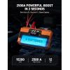 imageAstroAI S8 Pro Car Battery Jump Starter 3000A Peak Jump Starter Battery Pack for Up to 90L Gas ampamp 70L Diesel Engines 12V Portable Jumper Box with 3 Modes Flashlight and Jumper CablesOrange2500AOrange