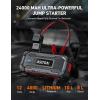 imageAstroAI S8 Ultra 4000A Jump Starter 24000mAh Car StarterAll Gas Up to 12L Diesel Engine 12V Auto Battery Booster Pack Jump Box with USB Quick Charge and DCType C Port LED Light Jumper CableRed