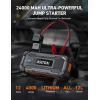 imageAstroAI S8 Ultra 4000A Jump Starter 24000mAh Car StarterAll Gas Up to 12L Diesel Engine 12V Auto Battery Booster Pack Jump Box with USB Quick Charge and DCType C Port LED Light Jumper CableOrange