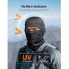 imageAstroAI Ski Mask Balaclava Face Mask Shiesty Mask for Men Women Motorcycle UV Protector Windproof Neck Warmer Face Cover for Snowboarding Skiing Hunting Cycling WhiteBlack