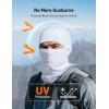 imageAstroAI Ski Mask Balaclava Face Mask Shiesty Mask for Men Women Motorcycle UV Protector Windproof Neck Warmer Face Cover for Snowboarding Skiing Hunting Cycling WhiteWhite