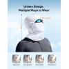 imageAstroAI Ski Mask Balaclava Face Mask Shiesty Mask for Men Women Motorcycle UV Protector Windproof Neck Warmer Face Cover for Snowboarding Skiing Hunting Cycling WhiteWhite