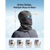 imageAstroAI Ski Mask Balaclava Face Mask Shiesty Mask for Men Women Motorcycle UV Protector Windproof Neck Warmer Face Cover for Snowboarding Skiing Hunting Cycling WhiteGrey
