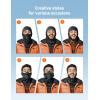 imageAstroAI Ski Mask Windproof Balaclava for Cold Weather Winter Face Mask Breathable Stretchable for Skiing Snowboarding GrayBlack