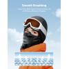 imageAstroAI Ski Mask Windproof Balaclava for Cold Weather Winter Face Mask Breathable Stretchable for Skiing Snowboarding GrayBlack
