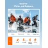 imageAstroAI Ski Mask Windproof Balaclava for Cold Weather Winter Face Mask Breathable Stretchable for Skiing Snowboarding GrayGray