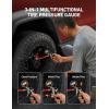 imageAstroAI T1 Digital Tire Pressure Gauge with Inflator 3250 PSI Air Chuck with Pressure Gauge Heavy Duty with Quick Connect Coupler Calibrated to ANSI B407 Grade 2ARed