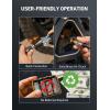 imageAstroAI T3 HeavyDuty Tire Pressure Gauge with Inflator Dual Head Chuck ANSI B401 Accurate Air Chuck with Pressure Gauge 10120 PSI Compatible with 14quot NPT Air CompressorBlack