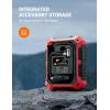 imageAstroAI Tire Inflator Air Compressor 12V DC Portable Air Compressor Car Accessories Auto Tire Pump 100PSI with LED Light Digital Air Pump for Car Tires Bicycles Other InflatablesRed