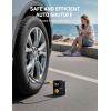 imageAstroAI Tire Inflator Portable Air Compressor Cordless UltraLightweight Car Tire Pump 150 PSI Bike Pump with LED Lights ampamp Digital Screen Air Pump for Cars Motorcycles EBikes BallsBlackRegularYellow