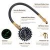 imageAstroAI Tire Pressure Gauge 060 PSI Certified ANSI B401 Accurate with Large 2quot Dial Easy to Read for Car SUV Truck ampamp Motorcycle