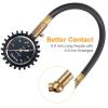 imageAstroAI Tire Pressure Gauge 060 PSI Certified ANSI B401 Accurate with Large 2quot Dial Easy to Read for Car SUV Truck ampamp Motorcycle