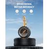 imageAstroAI Tire Pressure Gauge 6170 PSI Large 2quot Easy Read Glow Dial Tire Gauge Certified ANSI B4011 Accurate Compatible for Bicycle Car SUV Truck ampamp Motorcycle