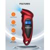 imageAstroAI Tire Pressure Gauge Digital 0150PSI Accurate in 01 Increments 4 Settings Stocking Stuffers for Car Truck Bicycle with Backlight LCD and Presta Valve Adaptor RedRed