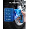 imageAstroAI Tire Pressure Gauge Digital 0150PSI Accurate in 01 Increments 4 Settings Stocking Stuffers for Car Truck Bicycle with Backlight LCD and Presta Valve Adaptor RedBlue