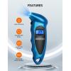 imageAstroAI Tire Pressure Gauge Digital 0150PSI Accurate in 01 Increments 4 Settings Stocking Stuffers for Car Truck Bicycle with Backlight LCD and Presta Valve Adaptor RedBlue