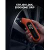 imageAstroAI Tire Pressure Gauge Digital 3300PSI Large Screen with Backlight and Flashlight ANSI 2A High Accuracy Compatible with Schrader Valves 4 Units Presta Valve Adapter Included AAA BatteriesOrange