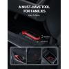 imageAstroAI Tire Pressure Gauge Digital 3300PSI Large Screen with Backlight and Flashlight ANSI 2A High Accuracy Compatible with Schrader Valves 4 Units Presta Valve Adapter Included AAA BatteriesRed