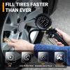 imageAstroAI Tire Pressure Gauge Tire Inflator Gauge 230 PSI Heavy Duty with 360 Rotatable Dial and Air Chuck Bike Presta Valve Adapter 4 Valve Caps Compatible with BicycleTruckSUVMotorcyleRV