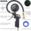 imageAstroAI Tire Pressure Gauge with Inflator 100 PSIANSI B401 Accurate Large 25quot Easy Read Glow Dial Heavy Duty Air Chuck and Compressor Accessories with Rubber Hose and Quick Connect Coupler