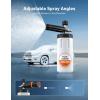 imageAstroAI Wide Neck Foam Cannon with 14 Inch Quick Connector Plug to Pressure Washer 10mm Orifice1 Liter Capacity Orange LableOrange Label