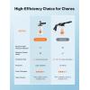 imageAstroAI Wide Neck Foam Cannon with 14 Inch Quick Connector Plug to Pressure Washer 10mm Orifice1 Liter Capacity Orange LableOrange Label