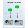 imageAstroAI Windshield Cleaner Microfiber car Window Cleaner with 4 Reusable and Washable Microfiber Pads and Extendable Handle Auto Inside Glass Wiper Kit Graygreen