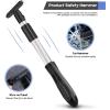 imageAstroAI Windshield Cleaner Microfiber car Window Cleaner with 8 Reusable and Washable Microfiber Pads and Extendable Handle Auto Inside Glass Wiper Kit Gray 2 Pack