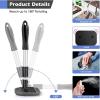 imageAstroAI Windshield Cleaner Microfiber car Window Cleaner with 8 Reusable and Washable Microfiber Pads and Extendable Handle Auto Inside Glass Wiper Kit Gray 2 Pack