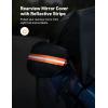 imageAstroAI Windshield Snow Cover Windshield Cover for Ice and Snow 4Layer Protection for Snow Ice UV Frost Wiper ampamp Mirror Covers Windproof Sunshade Cover for Cars Sedans and Compact SUVs MiddleBlack