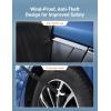 imageAstroAI Windshield Snow Cover Windshield Cover for Ice and Snow 4Layer Protection for Snow Ice UV Frost Wiper ampamp Mirror Covers Windproof Sunshade Cover for Cars Sedans and Compact SUVs MiddleBlack