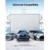 imageAstroAI Windshield Snow Cover Windshield Cover for Ice and Snow 4Layer Protection for Snow Ice UV Frost Wiper ampamp Mirror Covers Windproof Sunshade Cover for Cars Sedans and Compact SUVs Middlesilver