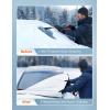 imageAstroAI Windshield Snow Cover Windshield Cover for Ice and Snow 4Layer Protection for Snow Ice UV Frost Wiper ampamp Mirror Covers Windproof Sunshade Cover for Cars Sedans and Compact SUVs MiddleBlack