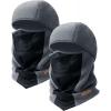 imageAstroAI 2 Pack Balaclava Ski Mask Winter Fleece Thermal Face Mask Cover for Men Women Warmer Windproof Breathable Cold Weather Gear for Skiing Outdoor Work Riding Motorcycle ampamp Snowboarding Gray