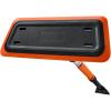 imageAstroAI 472 Inch 2in1 Snow Brush for Car Snow Broom and Detachable Ice Scraper with NonAbrasive Silicone Head for Cars Trucks SUVsOrangeBlackOrangeblack