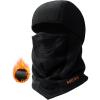 imageAstroAI Balaclava Ski Mask Winter Fleece Thermal Face Mask Cover for Men Women Warmer Windproof Breathable Cold Weather Gear for Skiing Outdoor Work Motorcycling Snowboarding GrayL 23quot245quotBlack