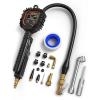 imageAstroAI Digital Tire Inflator with Pressure Gauge 250PSI Air Chuck and Compressor Accessories Heavy Duty Tire Pressure Gauge Compatible with BicycleTruckSUVMotorcyleRVblack